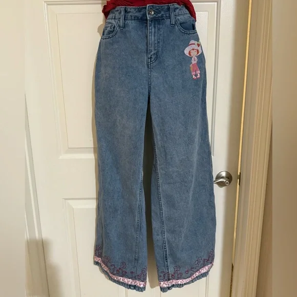 Strawberry Shortcake Denim Pants - Picture 2 of 11